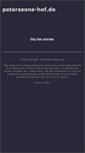 Mobile Screenshot of peterssons-hof.de